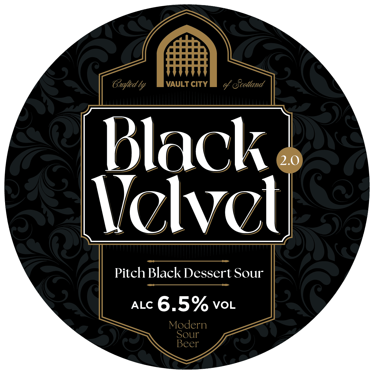 Vault City Black Velvet 2.0 Pitch Black Dessert Sour