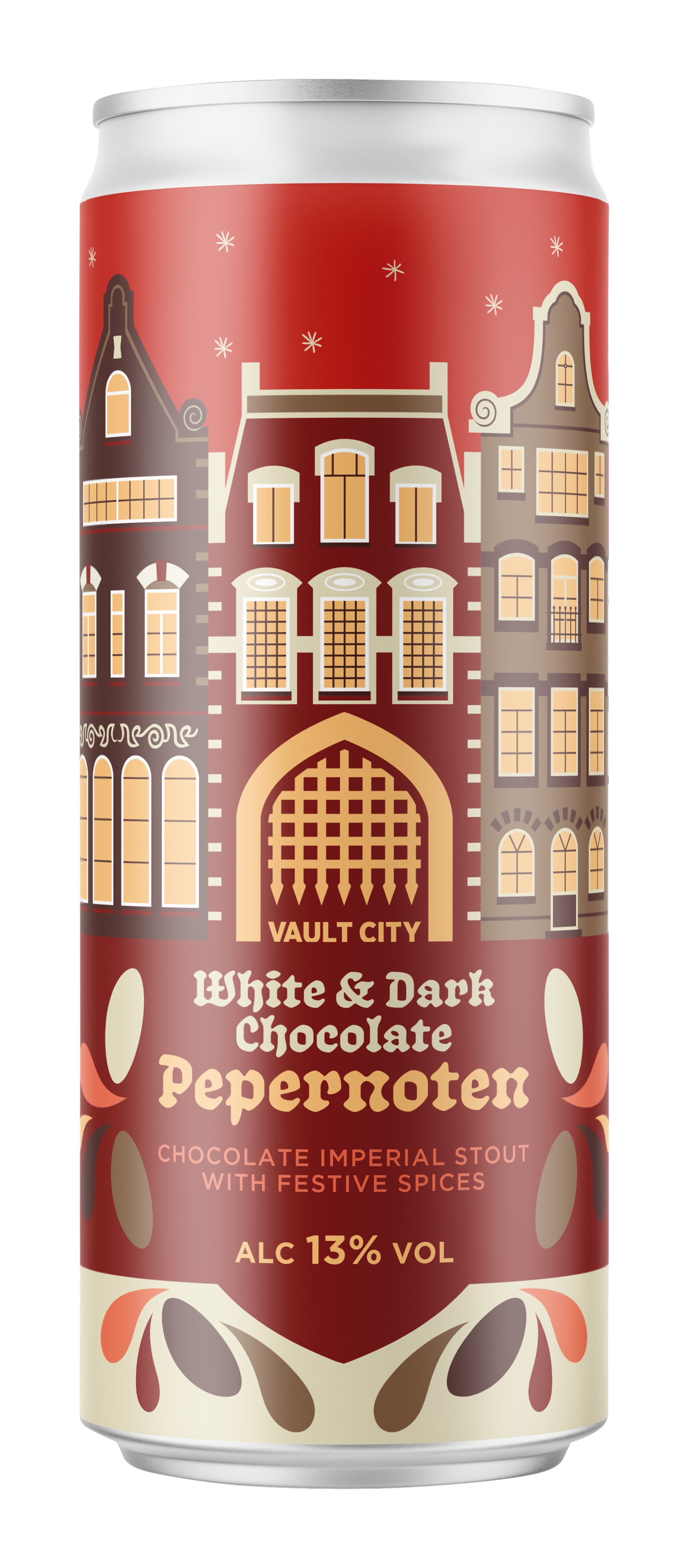 Vault City White & Dark Chocolate Pepernoten Imperial Stout With Festives Spices 33cl