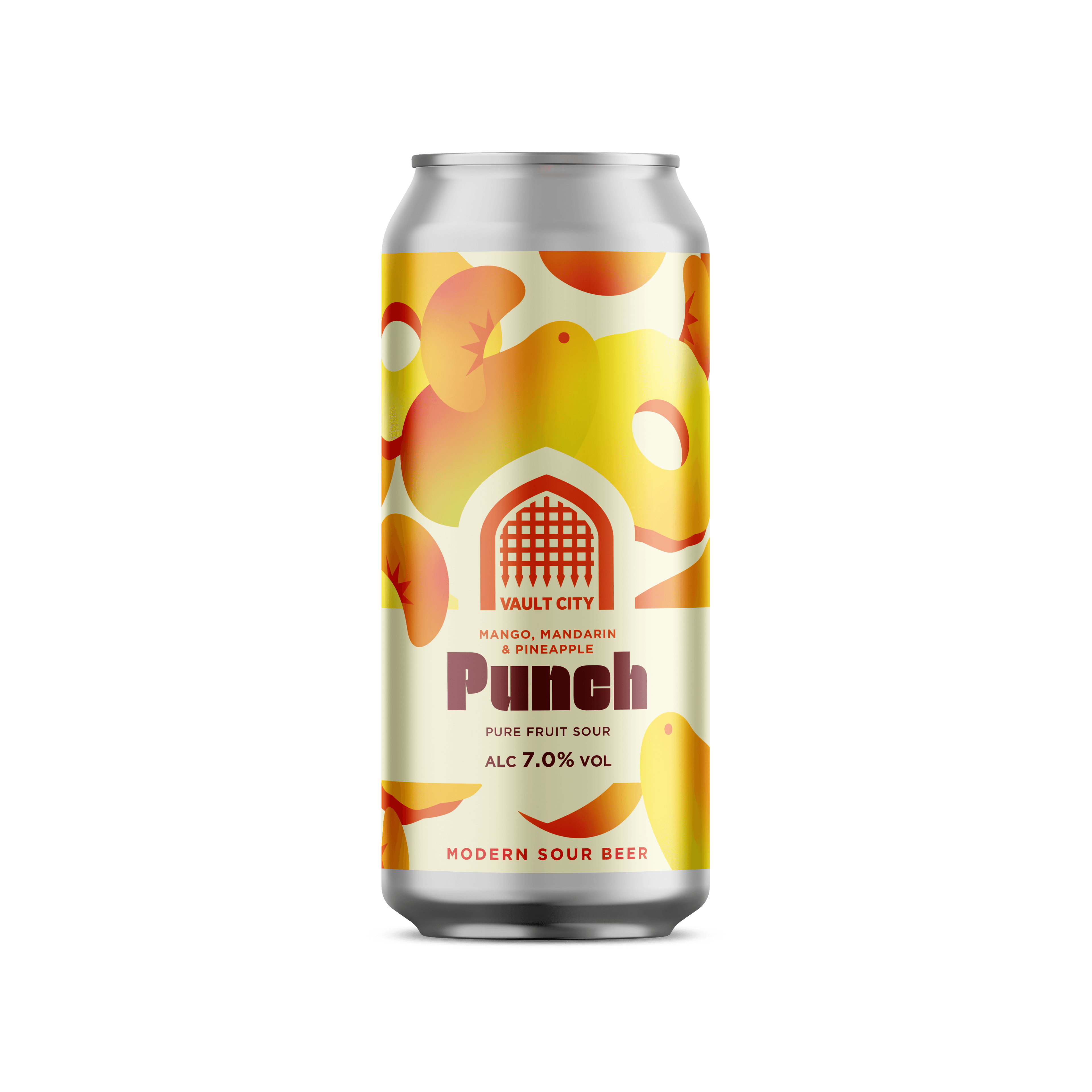 Vault City Punch Mandarin Mango & Pineapple Pure Fruit Sour 44cl