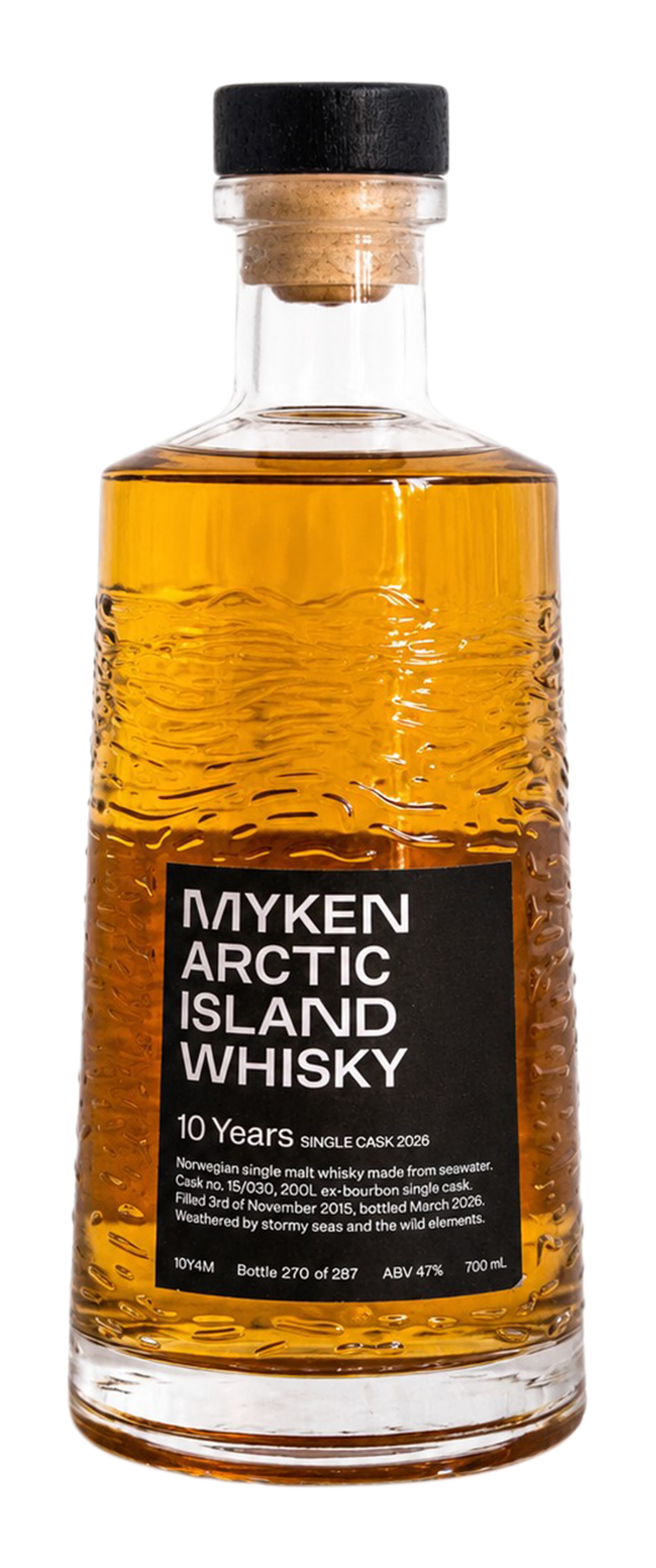 Myken 10 YO Single Cask 2026 Single Malt Whisky 70cl