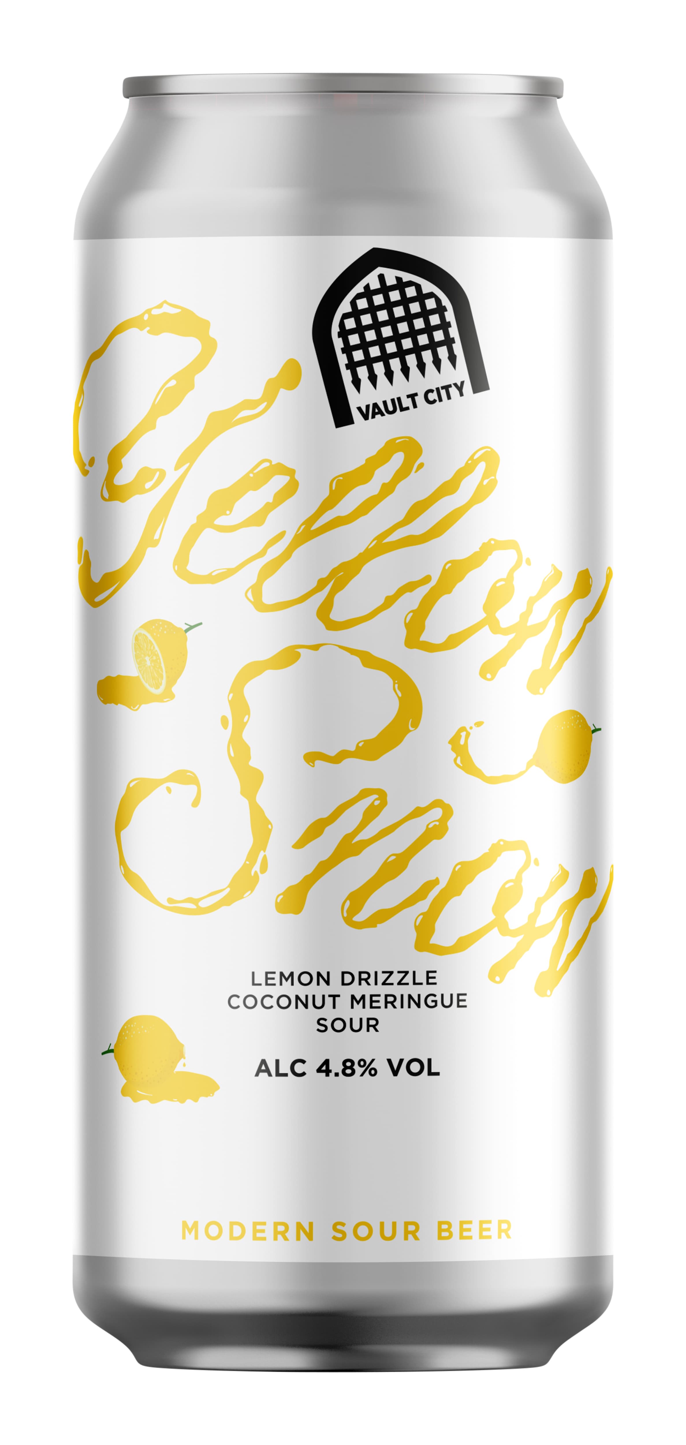 Vault City Yellow Snow Lemon Drizzle Coconut Meringue Sour 44cl