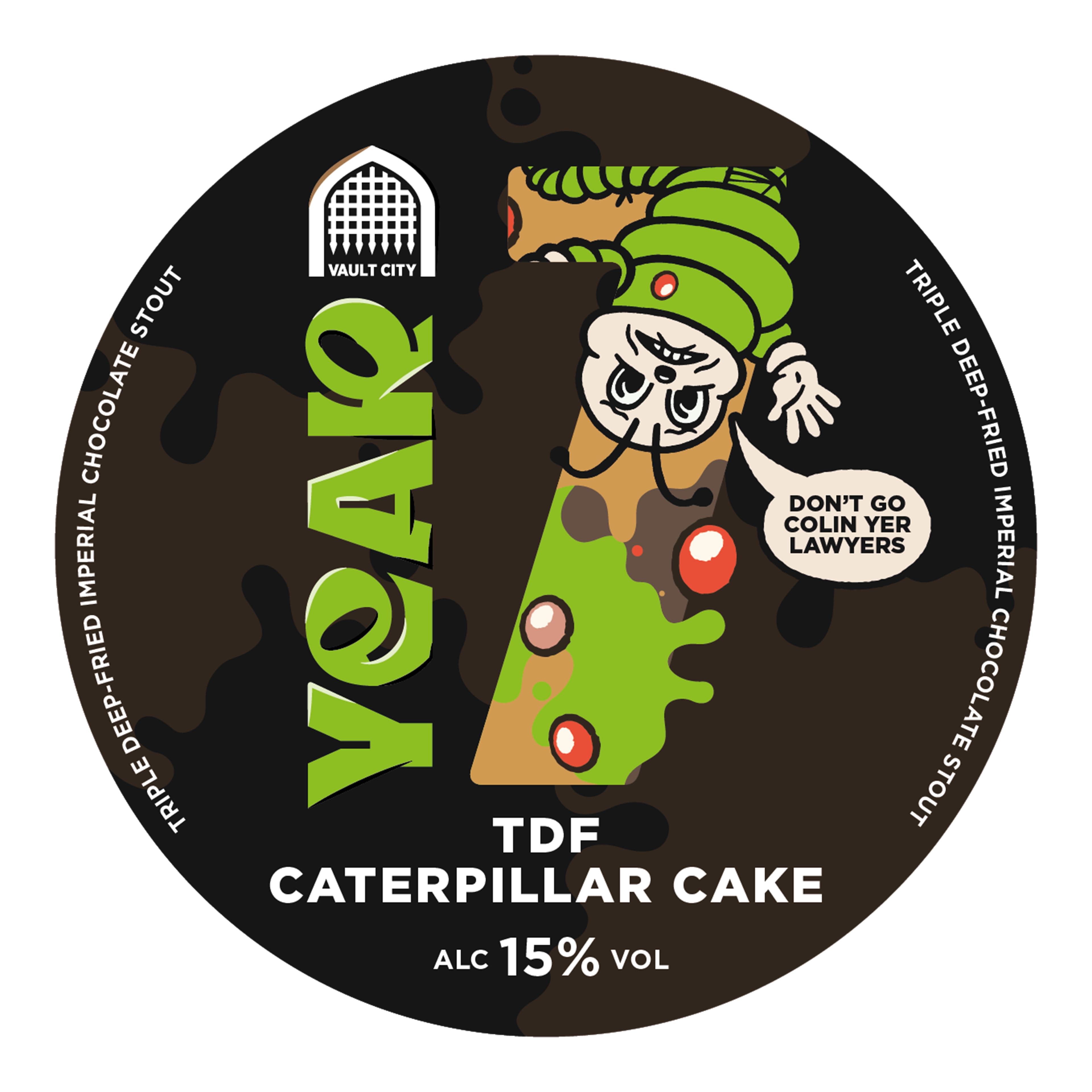 Vault City Year 7 Triple Deep-Fried Caterpillar Cake Imp Chocolate Stout 20L KeyKeg