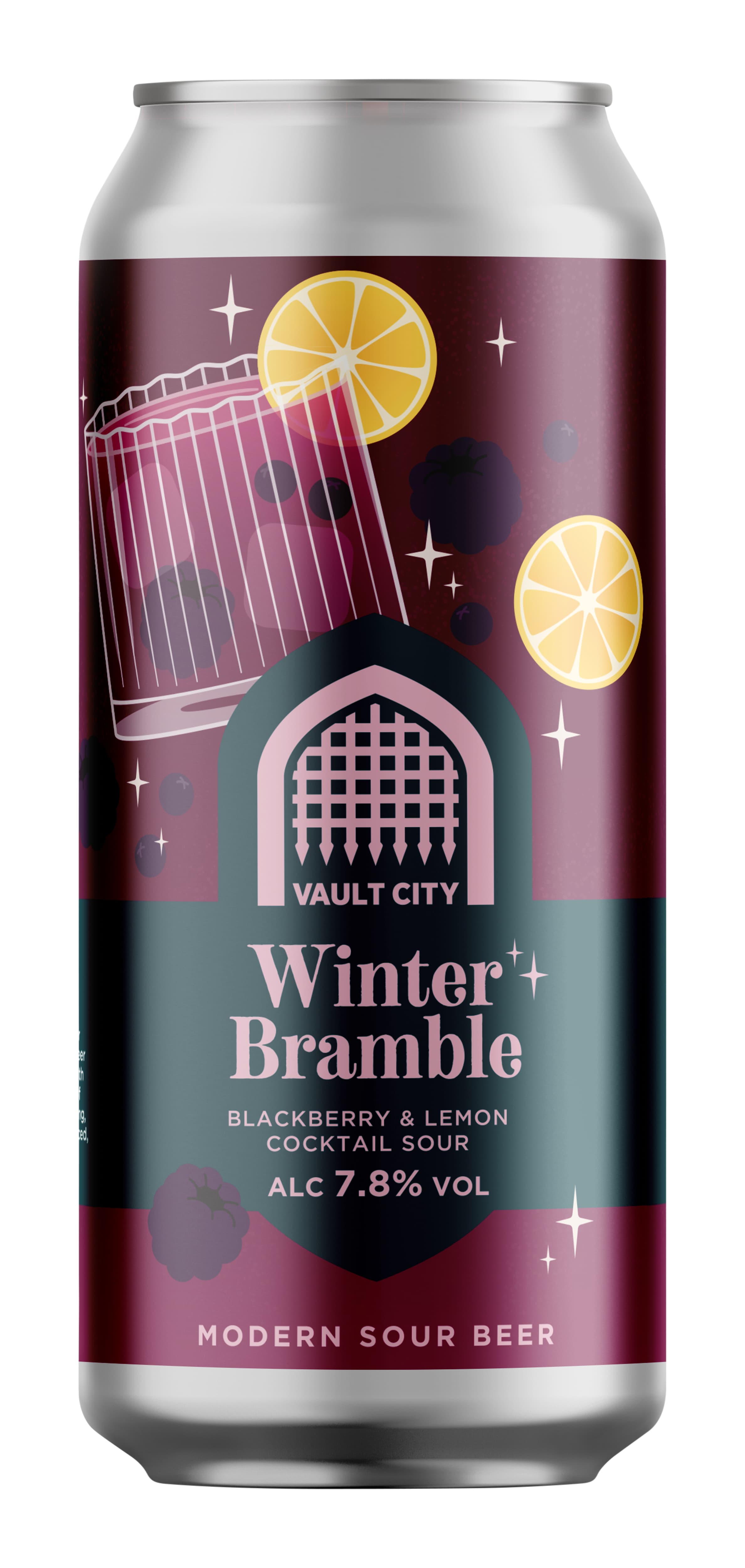 Vault City Winter Bramble Blackberry & Lemon Cocktail Sour 44cl