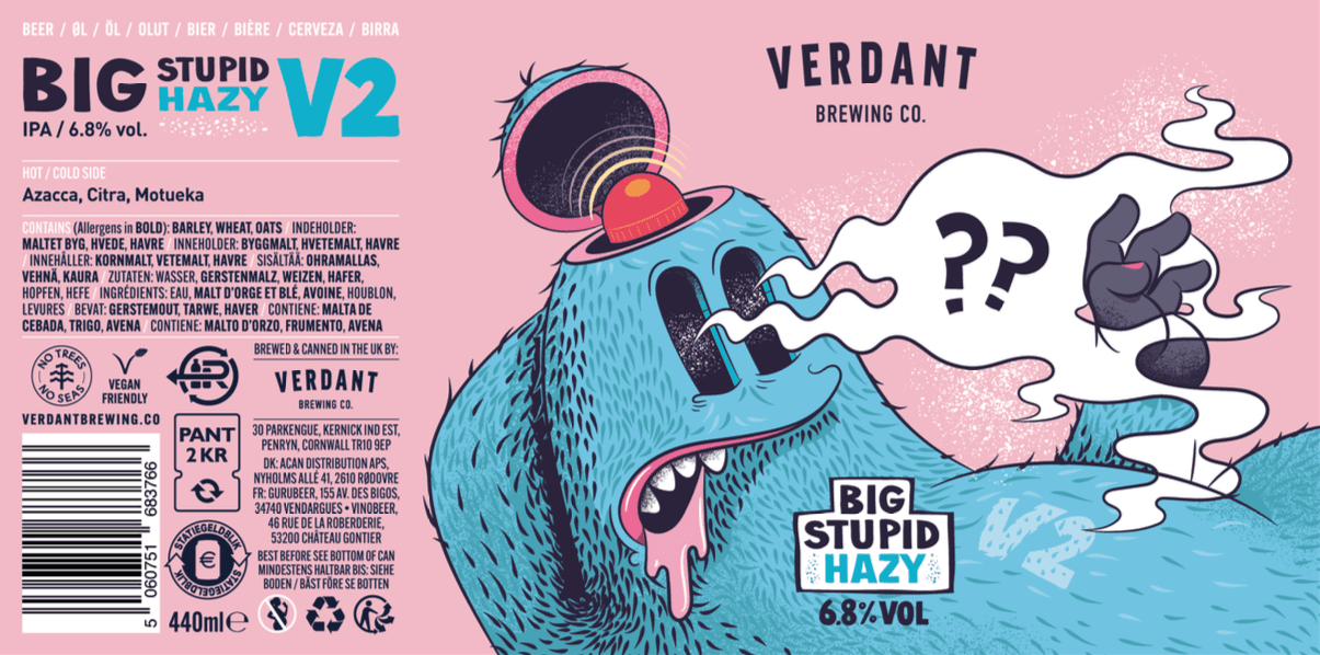 Verdant Big Stupid Hazy IPA 44cl