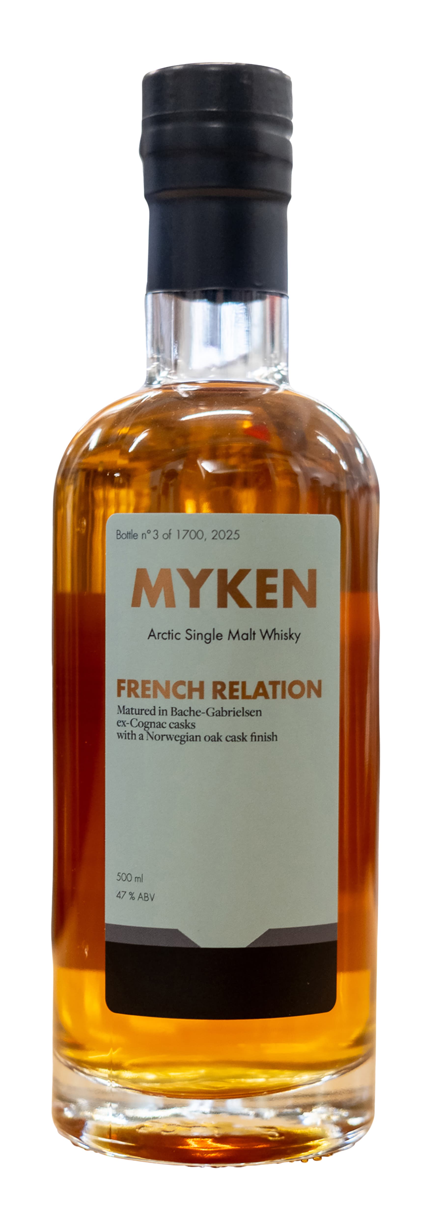 Myken French Relation Arctic Single Malt Whisky 50cl