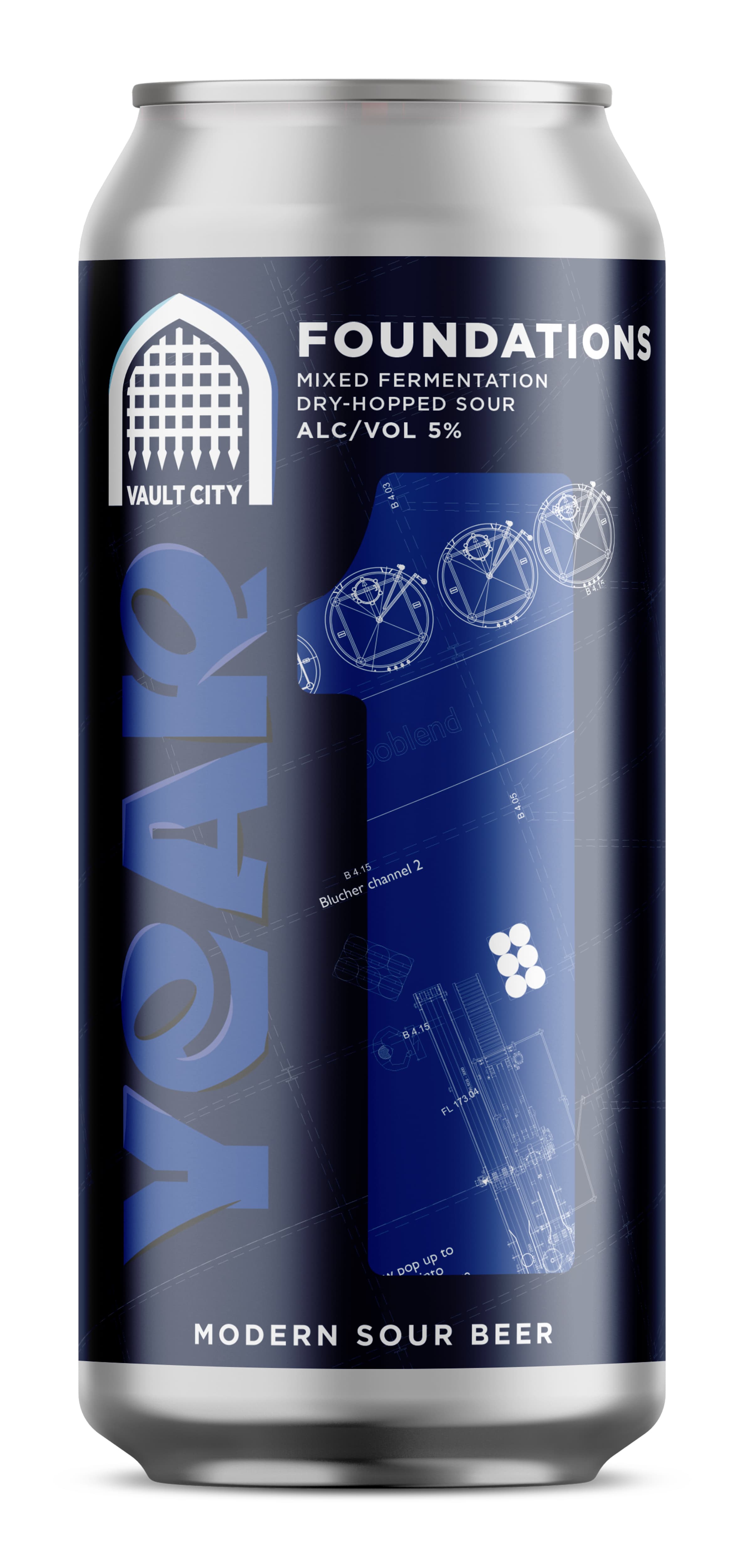 Vault City Year 1 Foundations Dry-Hopped Sour 44cl