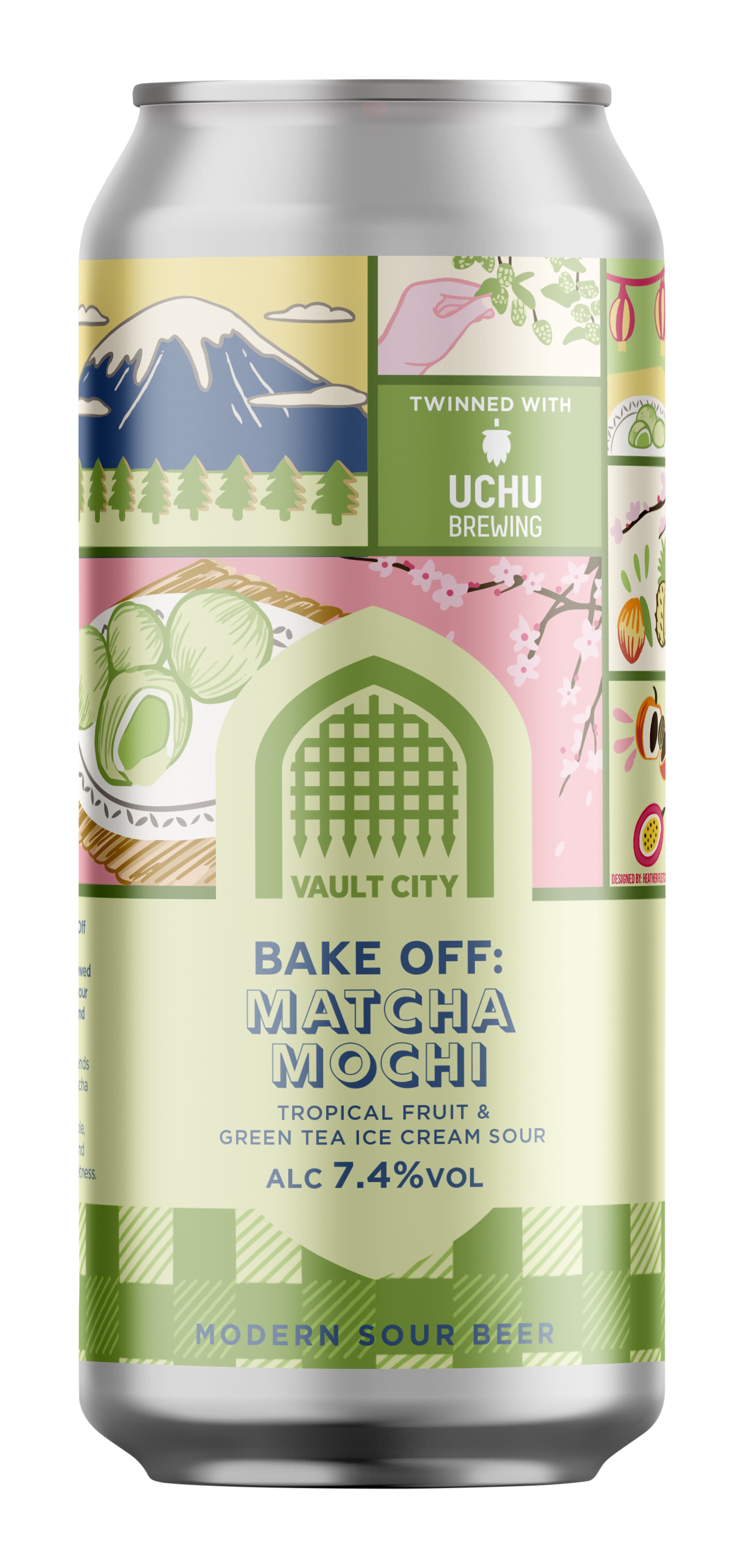 Vault City Bake Off: Matcha Mochi Tropical Fruit & Green Tea Ice Cream Sour 44cl