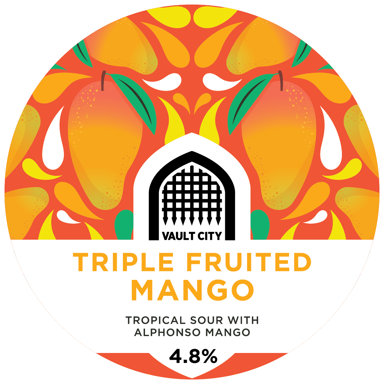Vault City Triple Fruited Mango 30 L KeyKeg