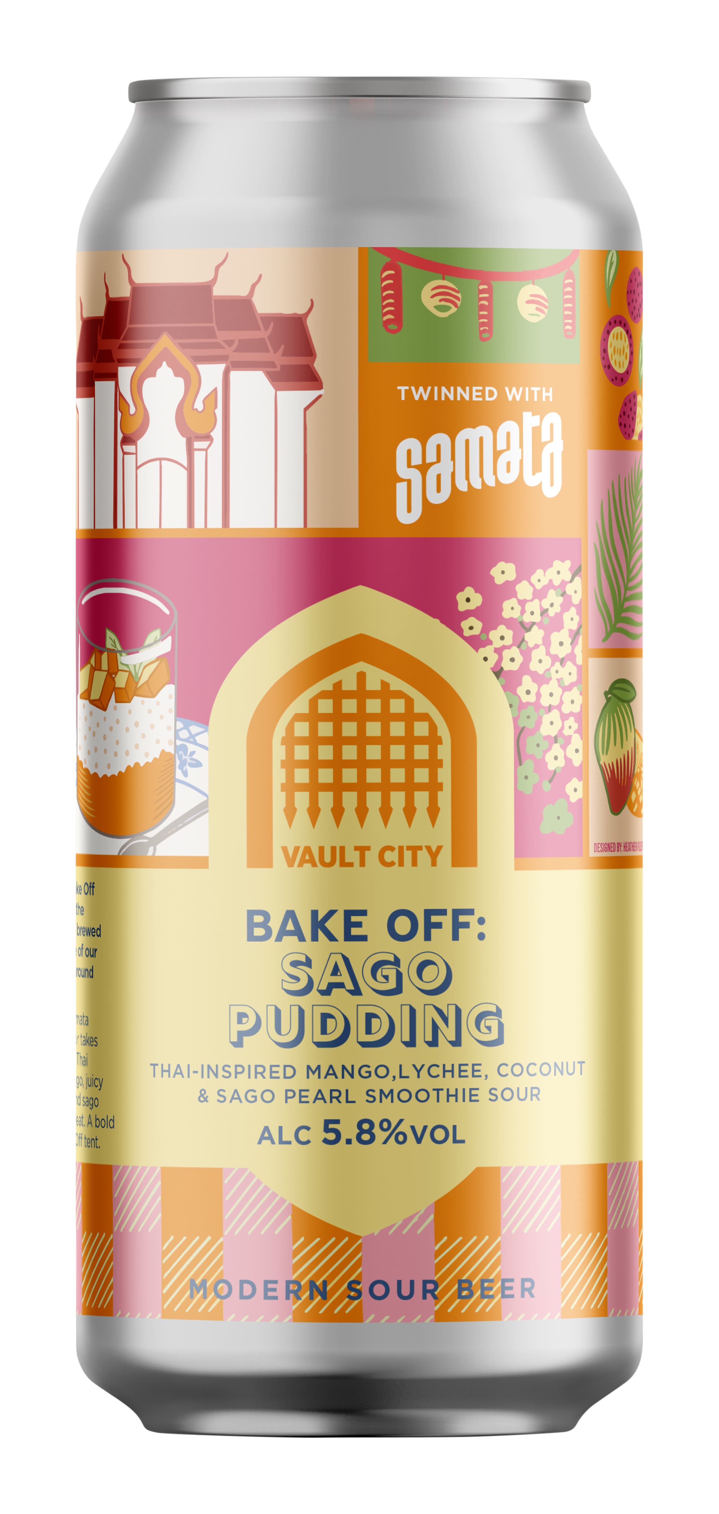Vault City Bake Off: Sago Pudding Thai-Inspired Mango, Lychee, Coconut & Sago Pearl Smoothie Sour 44cl