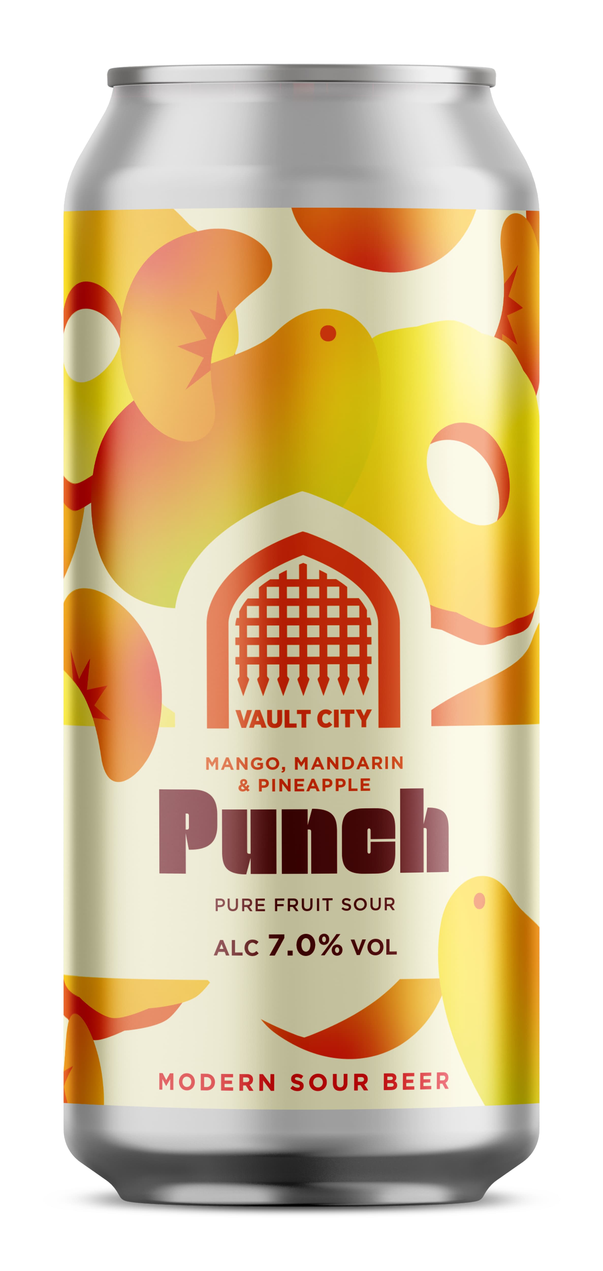 Vault City Punch Mandarin Mango & Pineapple Pure Fruit Sour 44cl