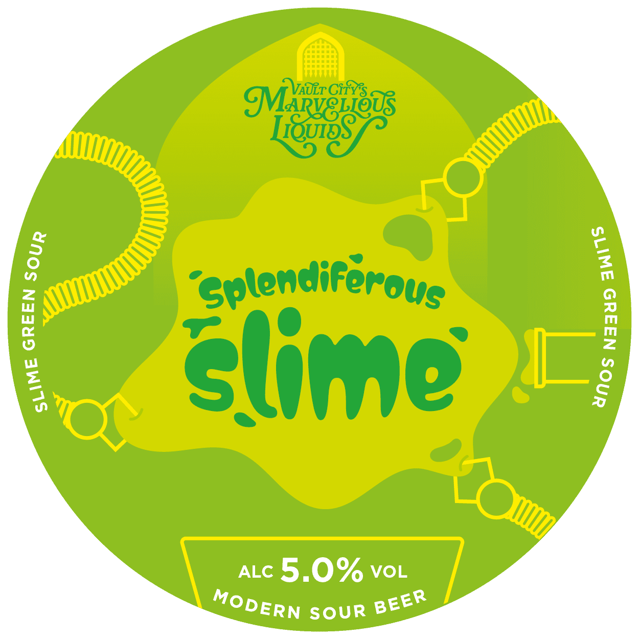 Vault City Splendiferous Slime Green Sour 30 L KeyKeg