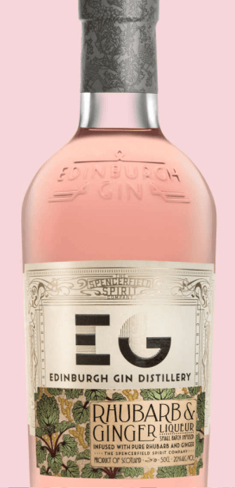 Edinburgh Rhurbarb & Ginger Gin Liqueur 20% 50cl