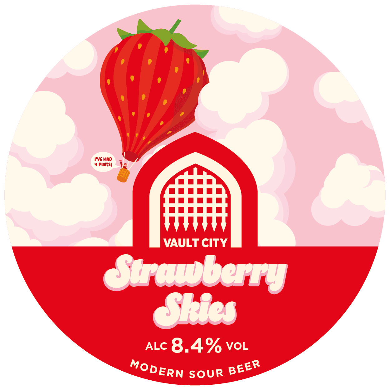 Vault City Strawberry Skies 20L KeyKeg