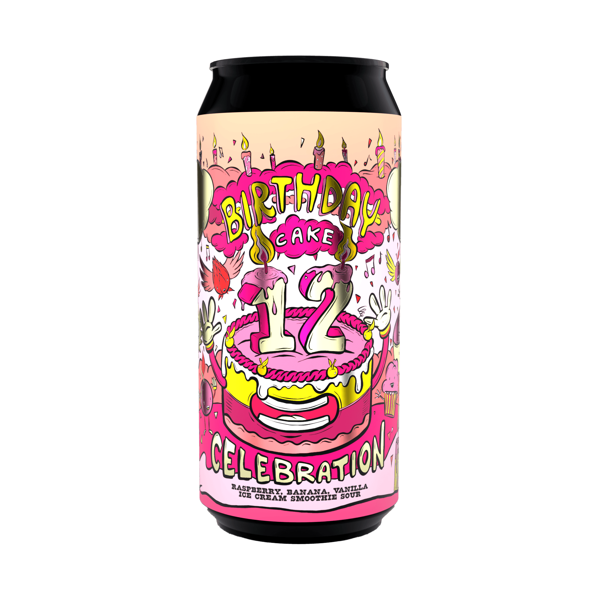 Amundsen 12th Birthday Raspberry Banana Smoothie Sour 44cl