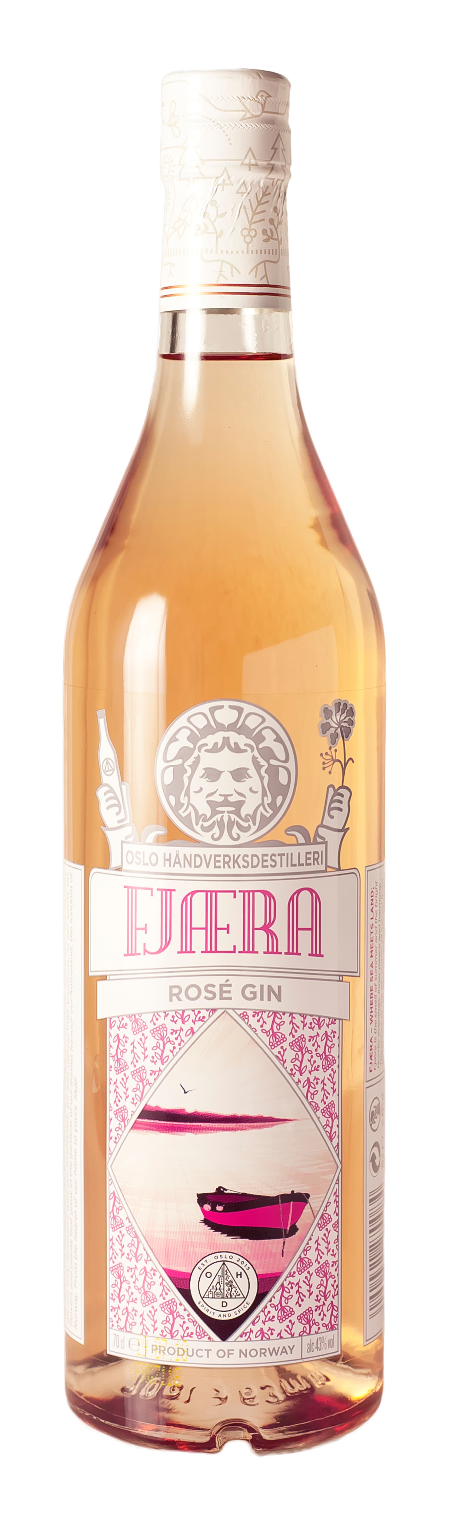 Oslo Håndverksdestilleri Fjæra rosé Gin