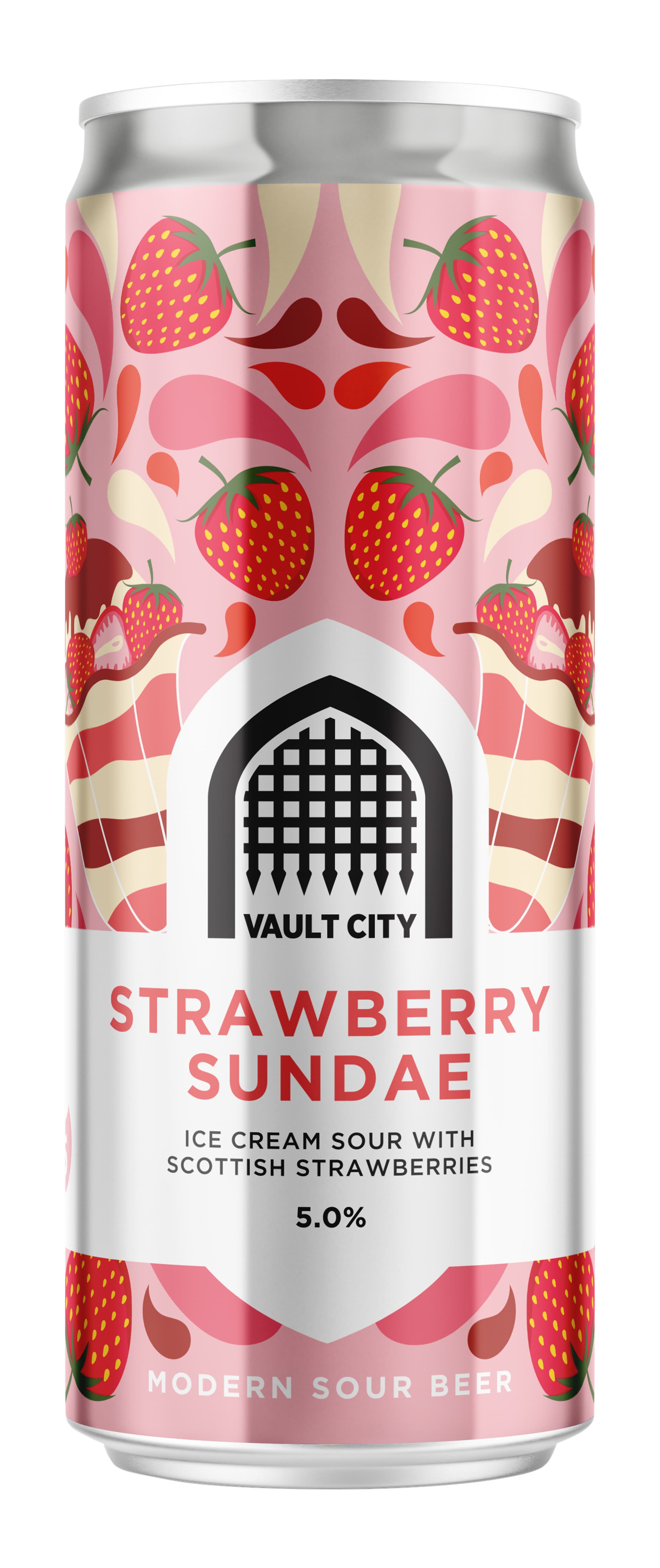 Vault City Strawberry Sundae Ice Cream Sour