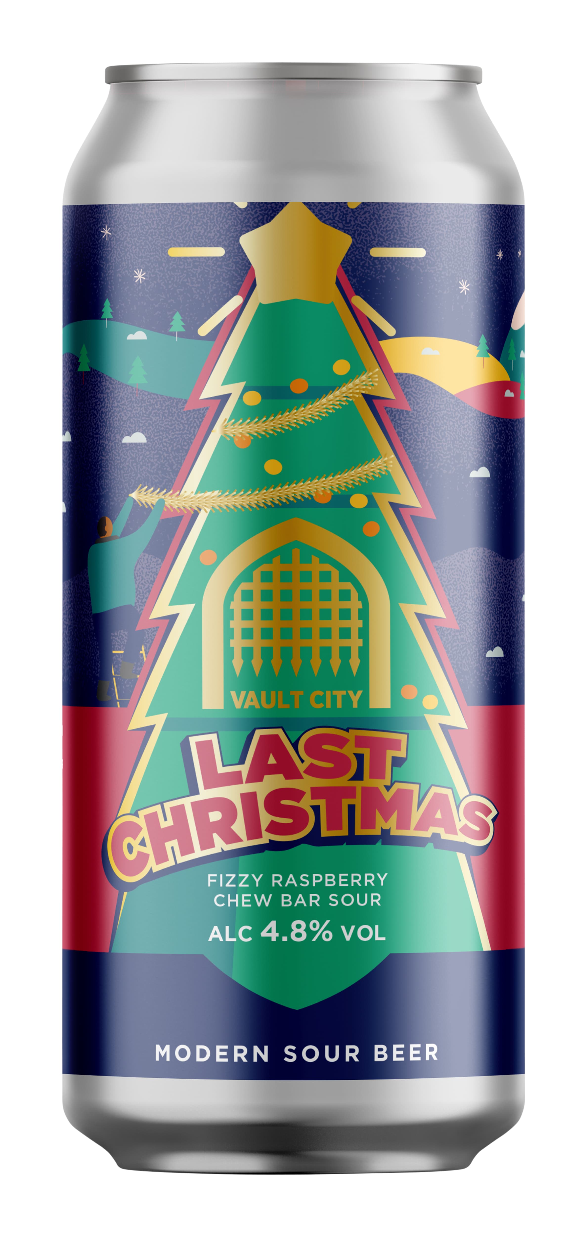 Vault City Last Christmas Fizzy Raspberry Chew Bar Sour 44cl