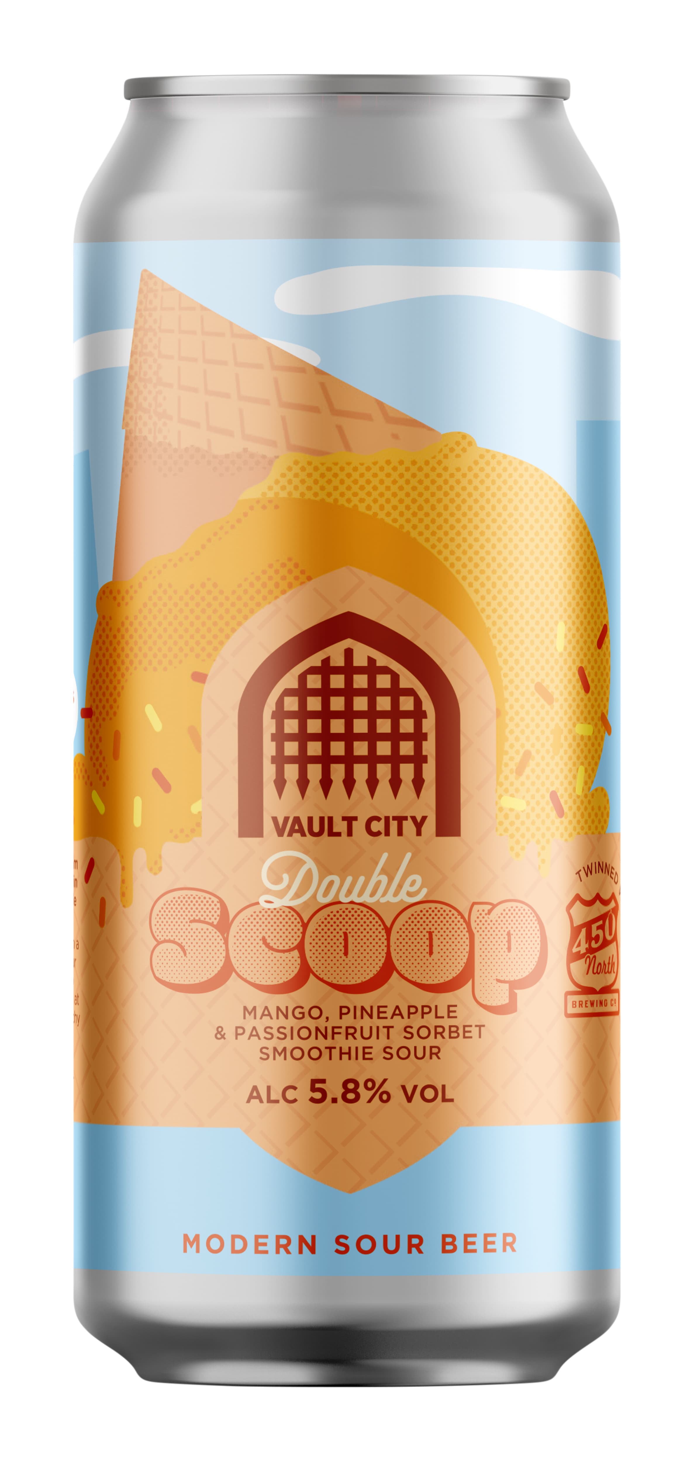 Vault City x 450 North Double Scoop Mango Pineapple Passion Fruit Sorbet 44cl